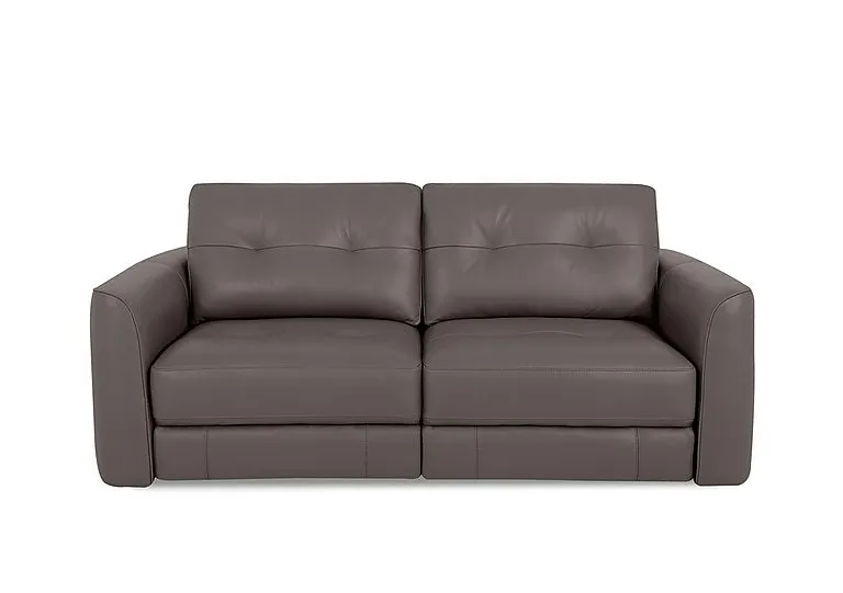 Drift 2 Seater Leather Power Glider Sofa - BV Elephant - Sofas and Armchairs - In Time for Christmas
