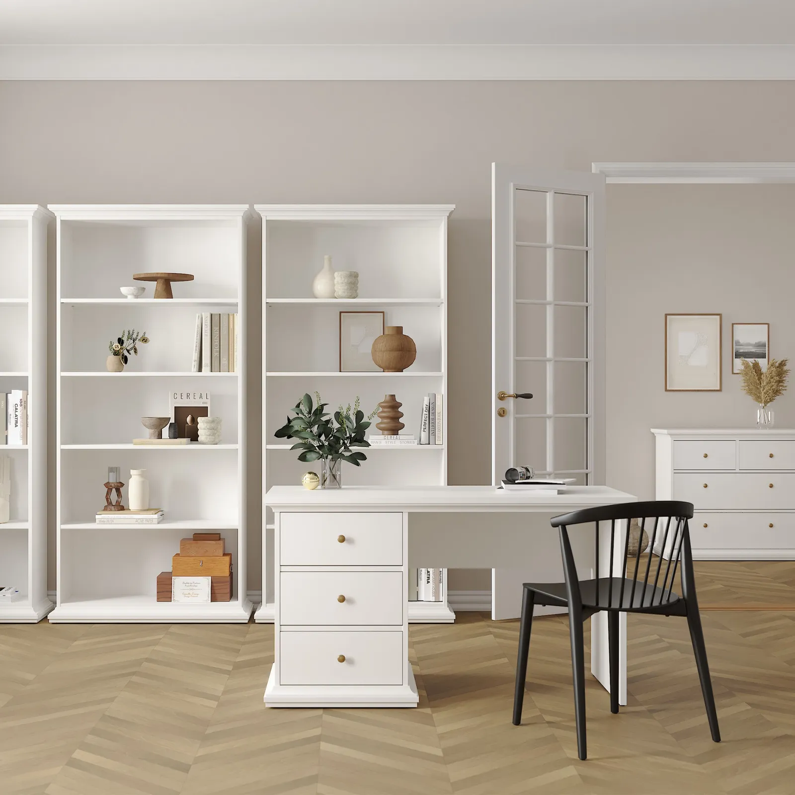 Furniture To Go Paris Desk in White 6