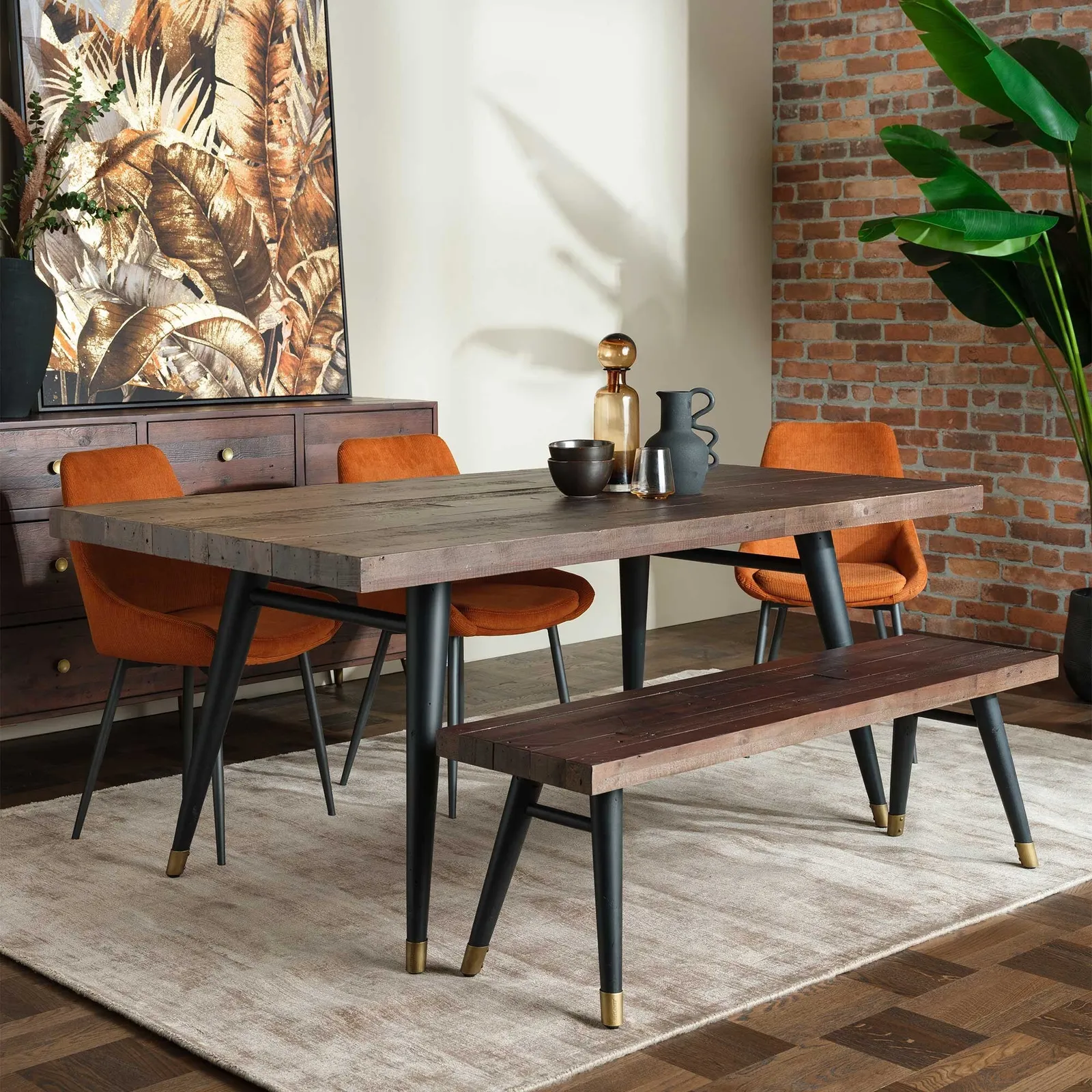 Modi Fixed Table Top 77X180X100Cm, Wood | W180cm | Barker & Stonehouse 2