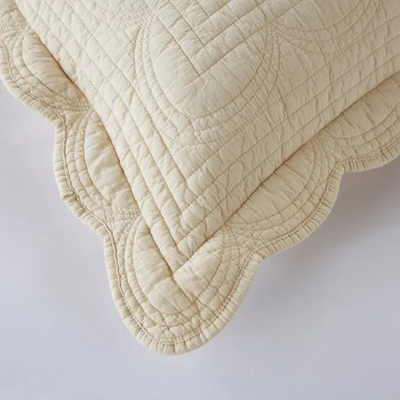 Dorma Soft Scalloped Pillow Sham 2