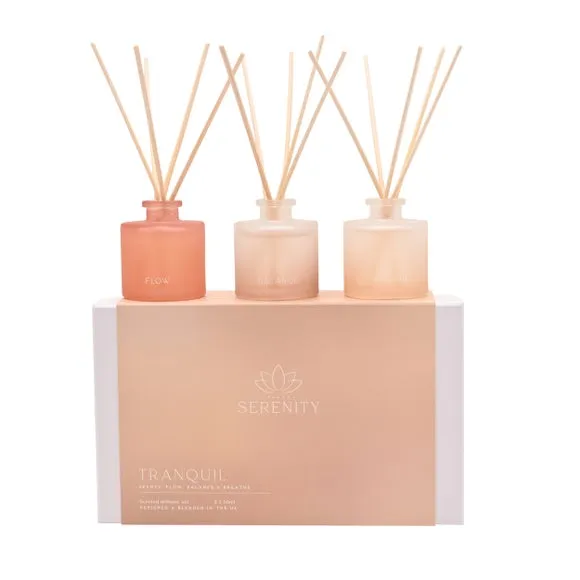 Serenity Tranquil Set of 3 Flow Balance & Breathe Diffusers 6