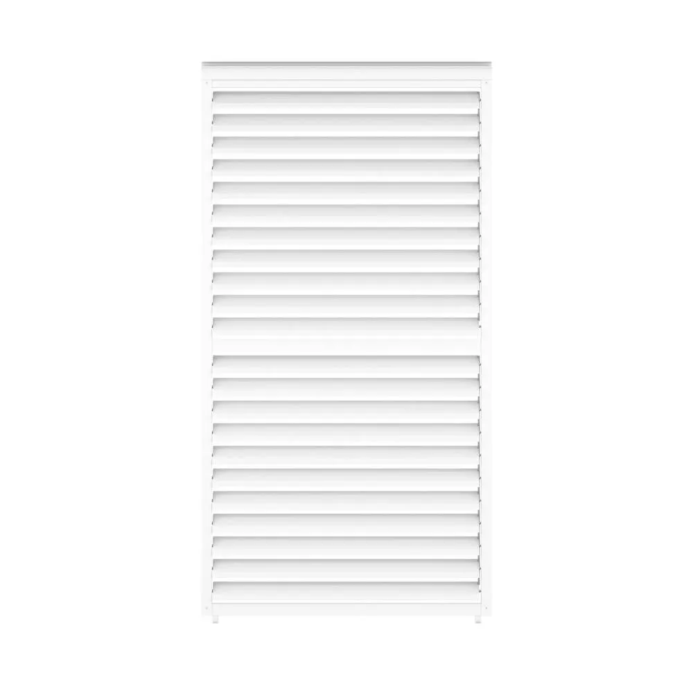 sweeek Adjustable louver panel 130cm for Triomphe pergola 4x3m in White 3
