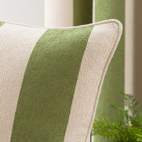 Boucle Stripe Square Cushion 4