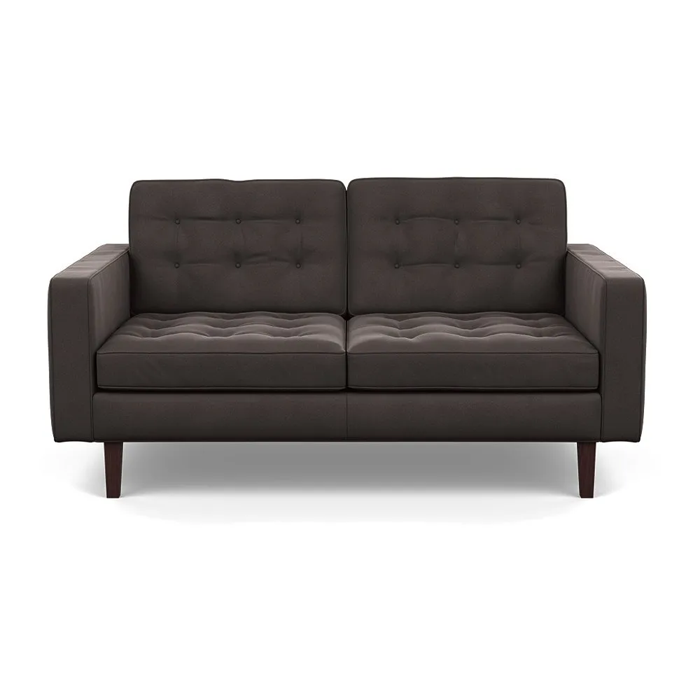 Heal's Hepburn 2 Seater Nobilis Velvet Sable Wenge 1