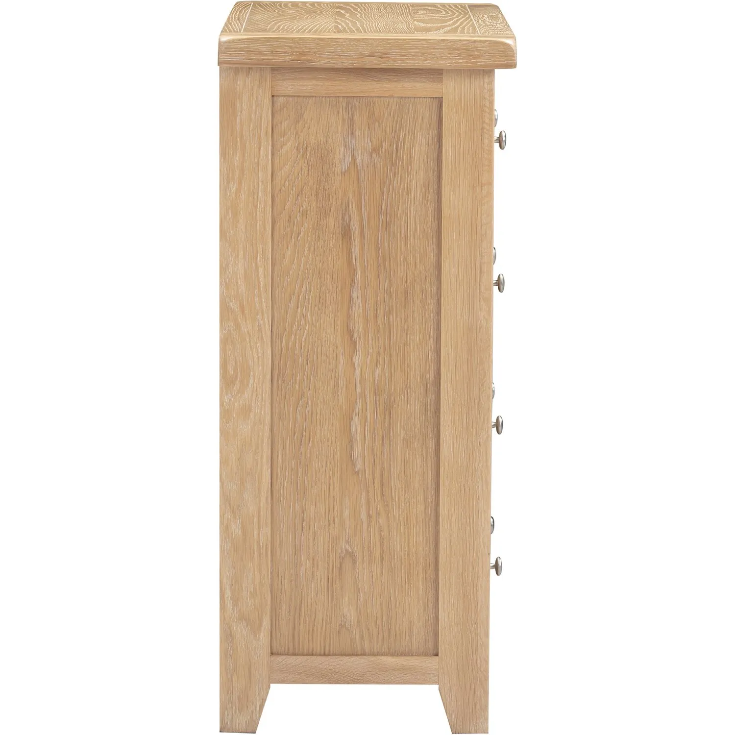 Seconique Windsor 3+2 Drawer Chest (Fully Assembled) in Light Oak 6