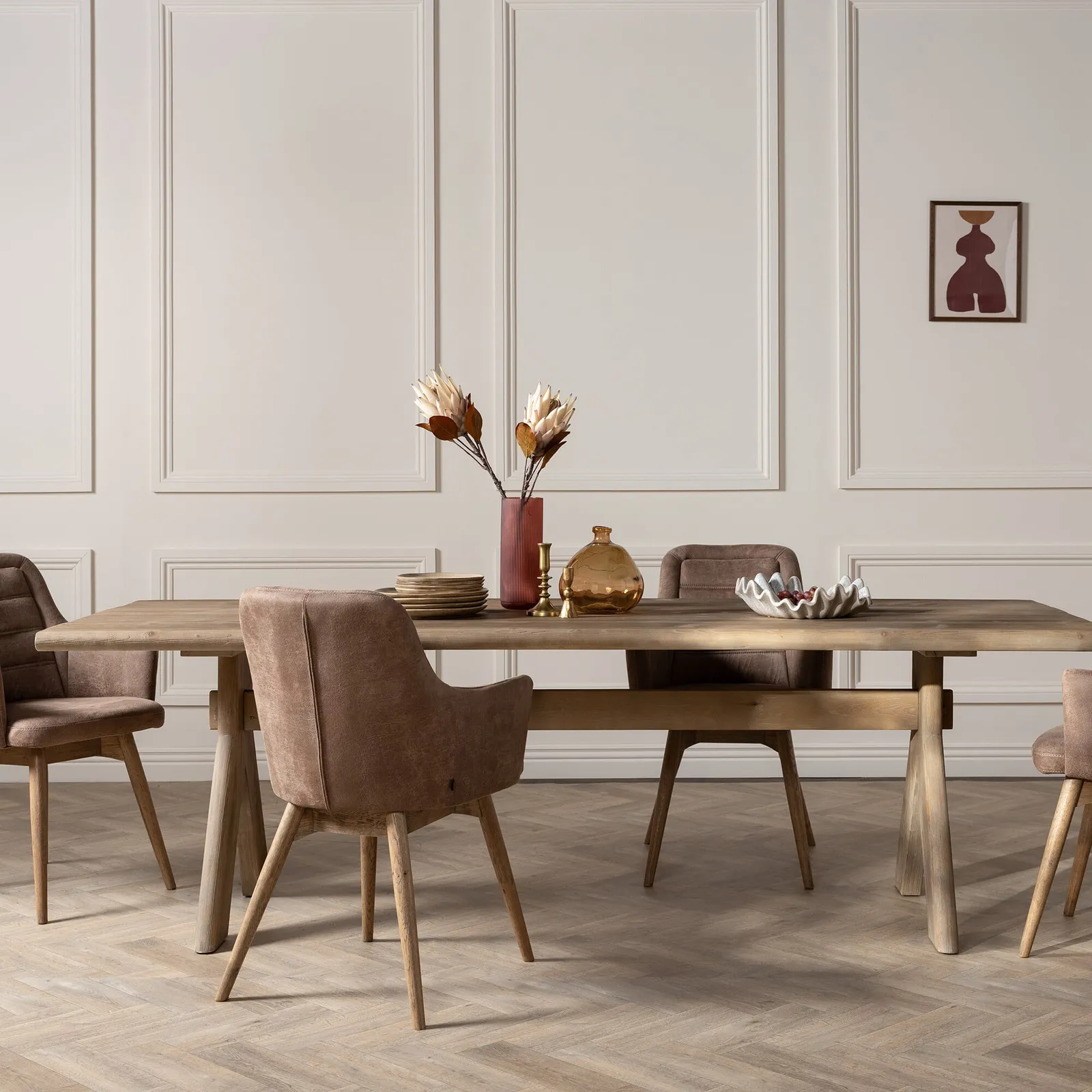 Perran Dining Table 240X90X76Cm, Pine Wood | Barker & Stonehouse 2