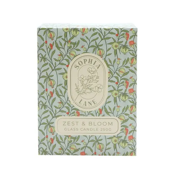 Sophia Lane Zest and Bloom Floral Candle 6