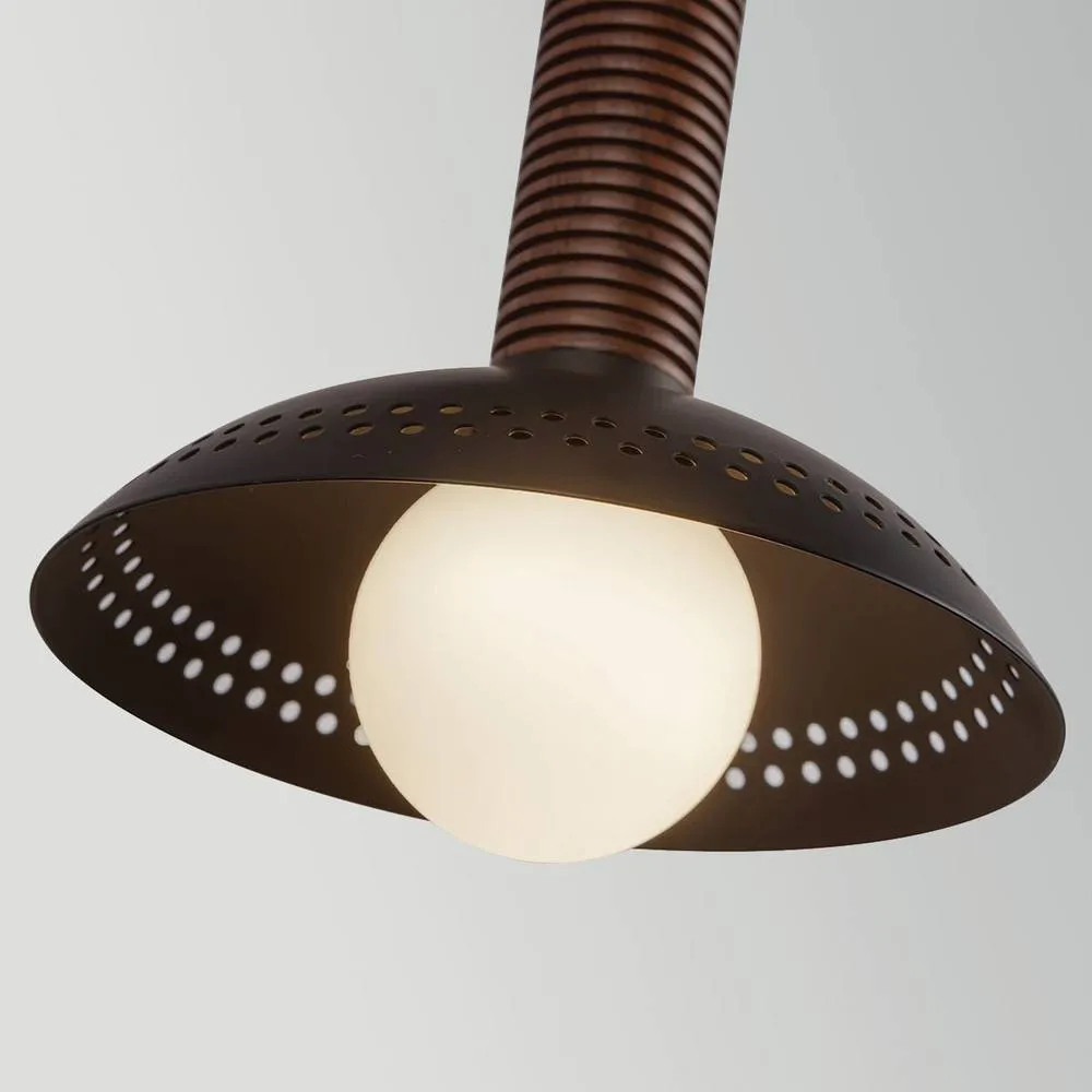 Netlighting Arden Integrated LED Wall Light Matte Black Walnut Wood Veneer 3000K 3