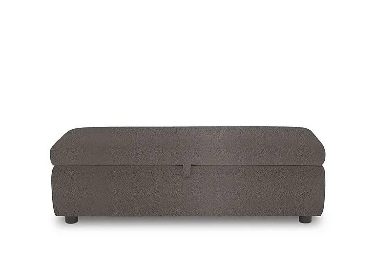 Stark 150cm Fabric Blanket Box - Dark Grey