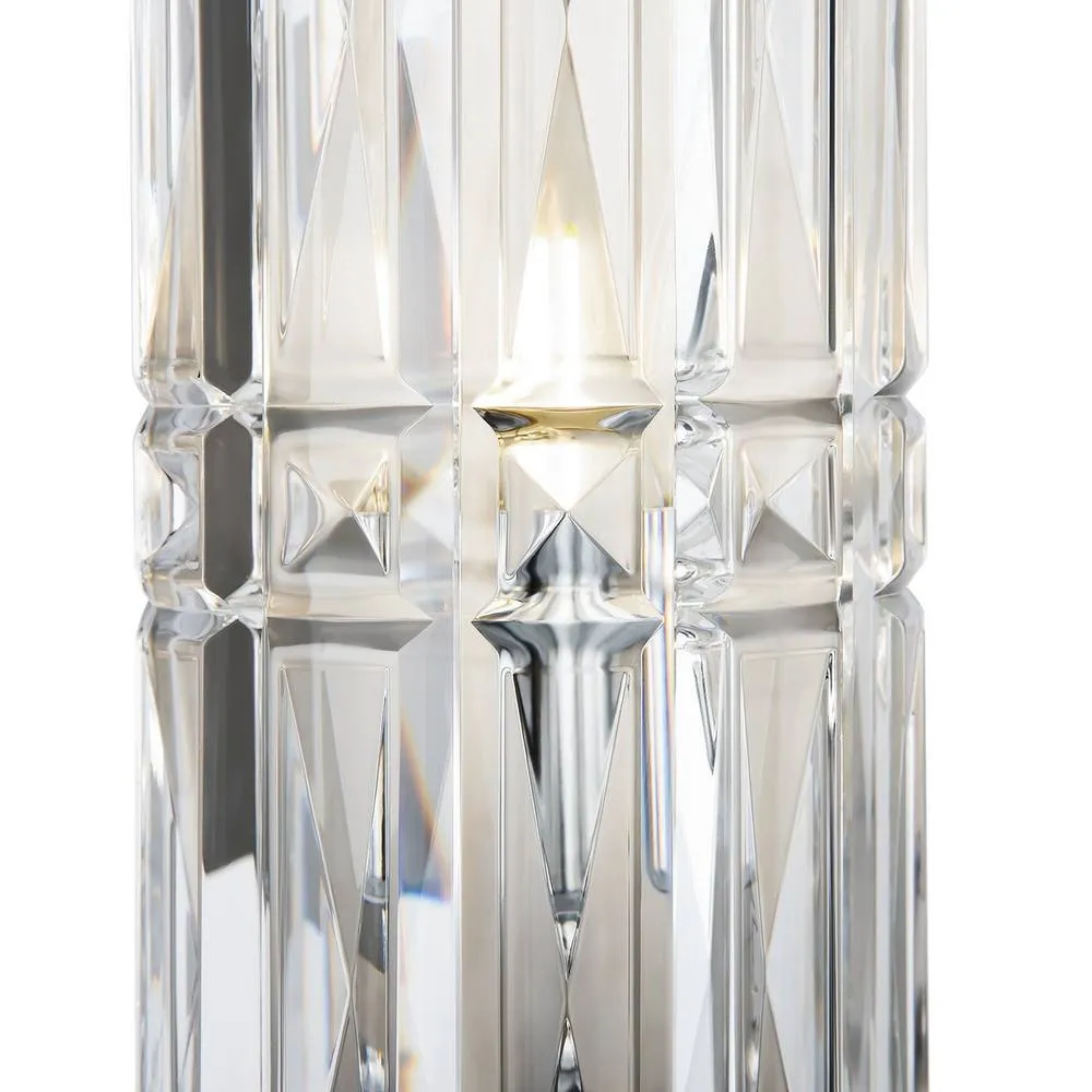 Netlighting Maytoni Facet Classic Wall Lamp Chrome E14 in Grey 6