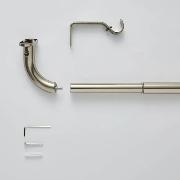 Room Darkening Extendable Metal Eyelet Curtain Pole 2