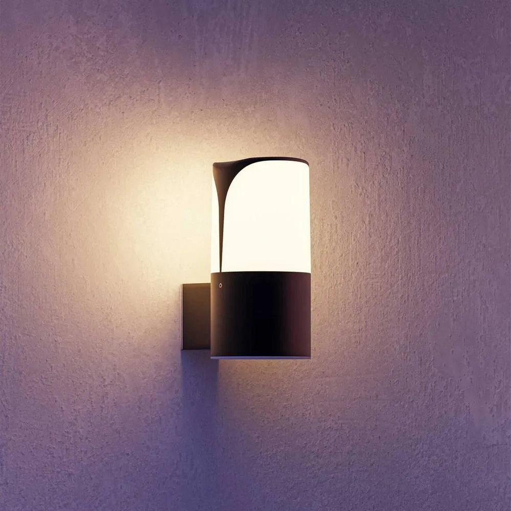 Netlighting Astra Outdoor Modern Wall Lamp Urban Grey E27 15W IP54 2