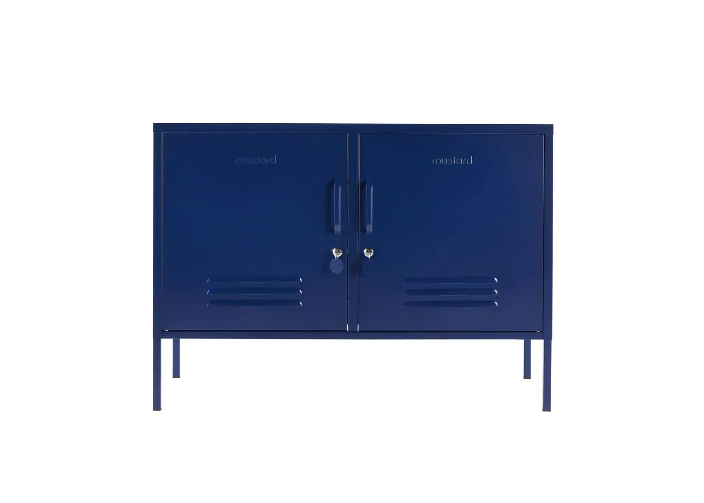 Mustard Made The Lowdown Cabinet Navy 1