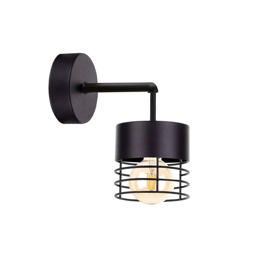 Netlighting Elle Wall Lamp Black 12cm 1x E27