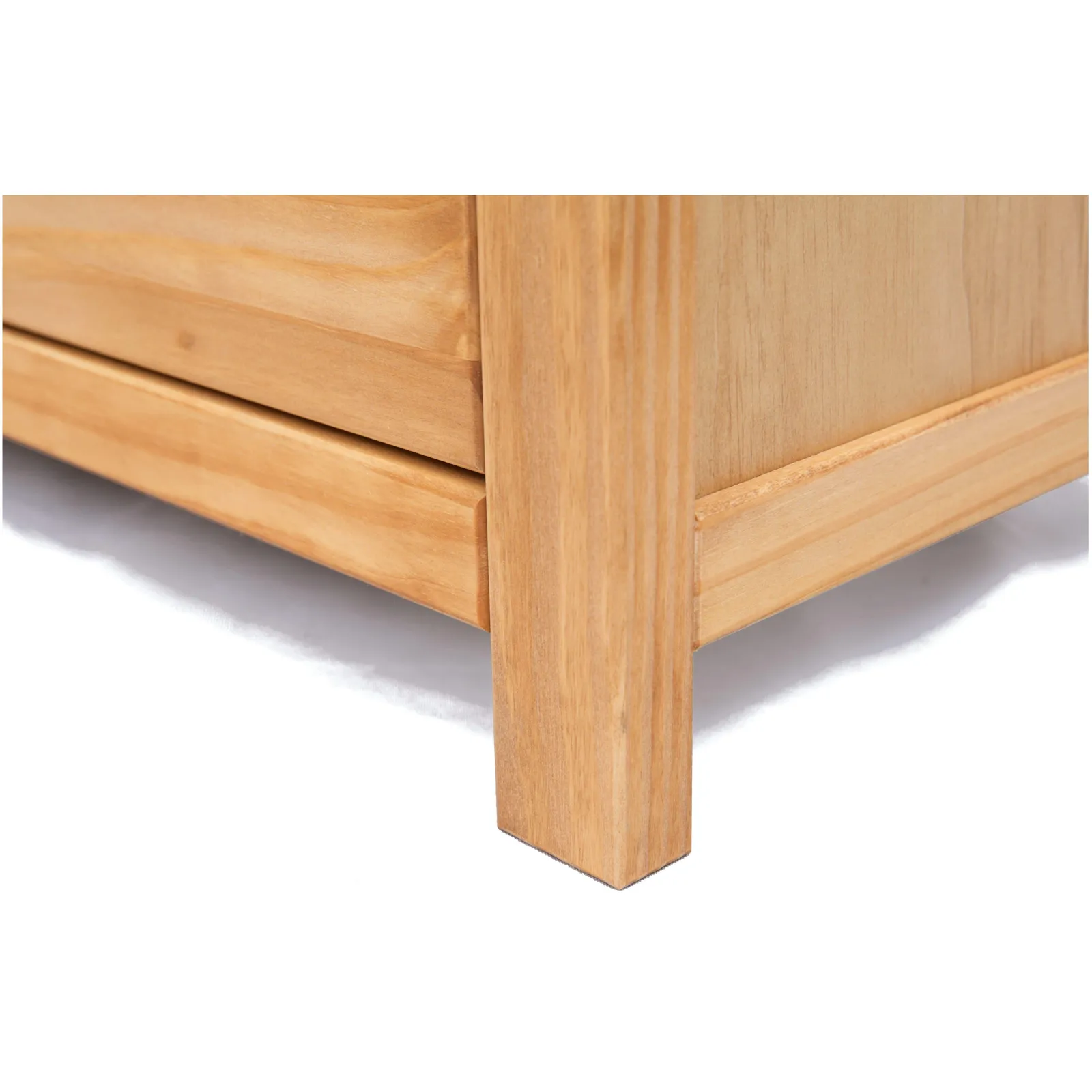 Cabinet Bits Lugo 4 Drawer Chest of Drawers Brass Knob in Light Brown 6
