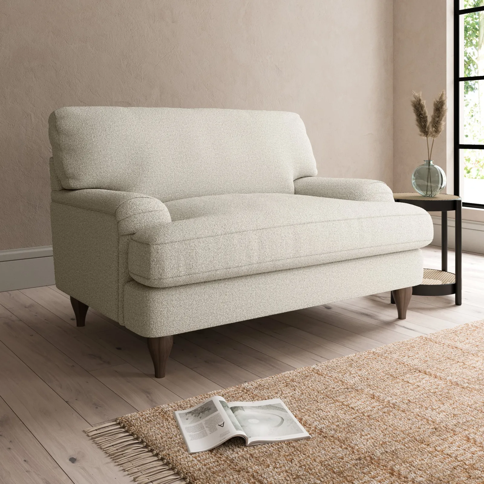 Darwin Cosy Marl Snuggle Chair Cosy Marl Chateau Grey