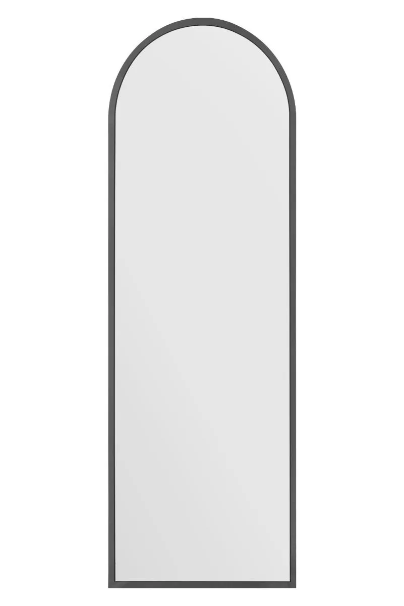 MirrorOutlet Black Framed Arched Garden Wall Mirror 71" X 24" (180CM X 60CM) 3