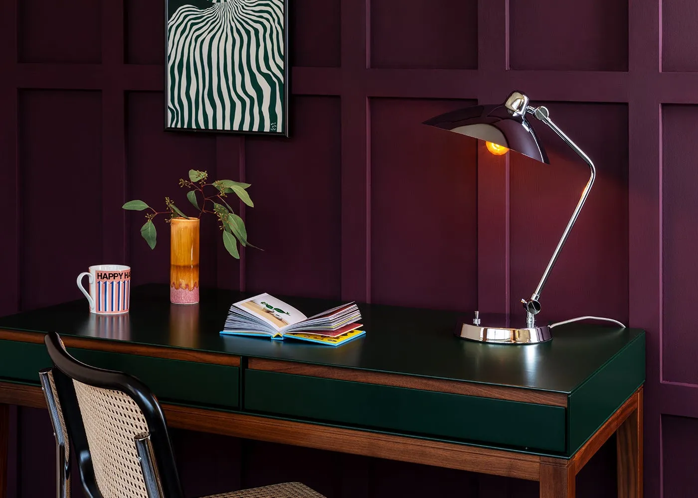 Heal's Milton Table Lamp Brass 3