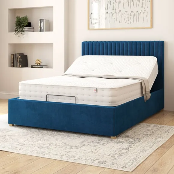 Grant Plush Velvet Adjustable Bed 3