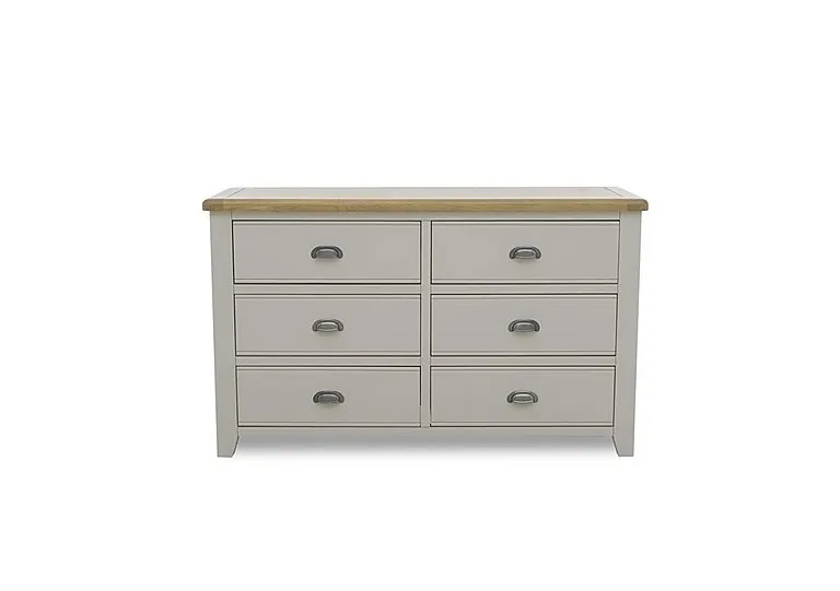 Hartley 6 Drawer Wide Chest