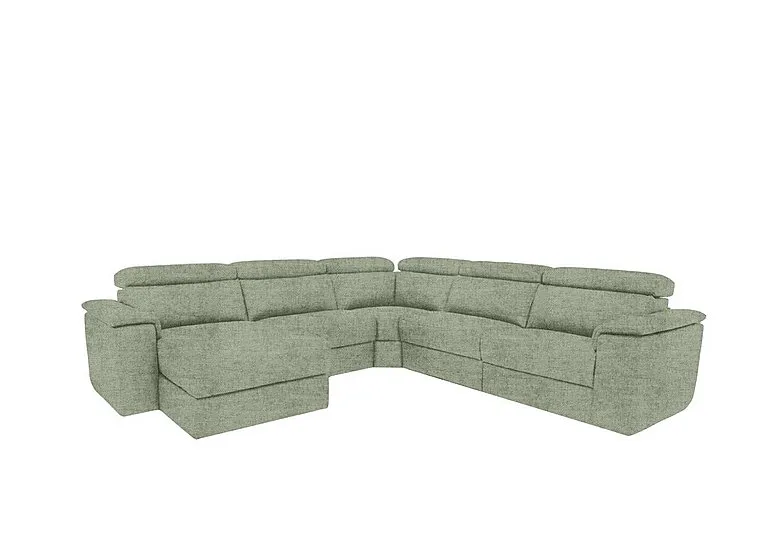 Davide Large Fabric Left Hand Facing Corner Sofa with Chaise End