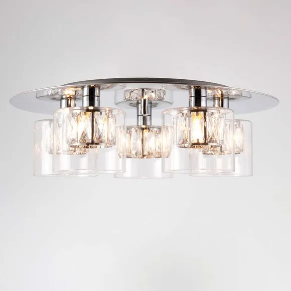 Vogue Armoury 5 Light Flush Ceiling Light 5