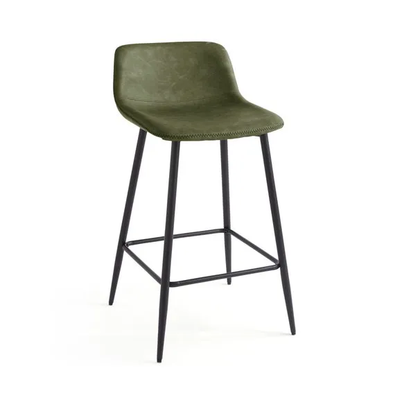 Jayden Counter Height Bar Stool, Faux Leather 5