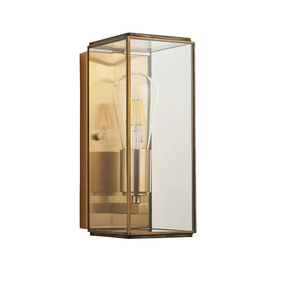 Netlighting Hammond Wall Lamp Antique Brass in Gold 6