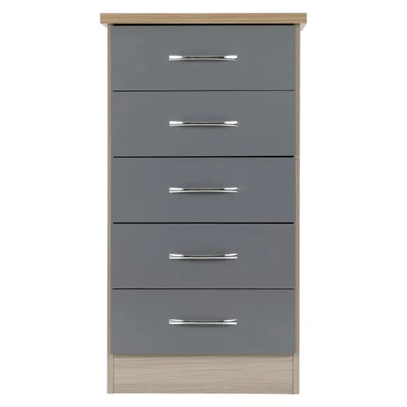 Nevada Slim 5 Drawer Chest 4