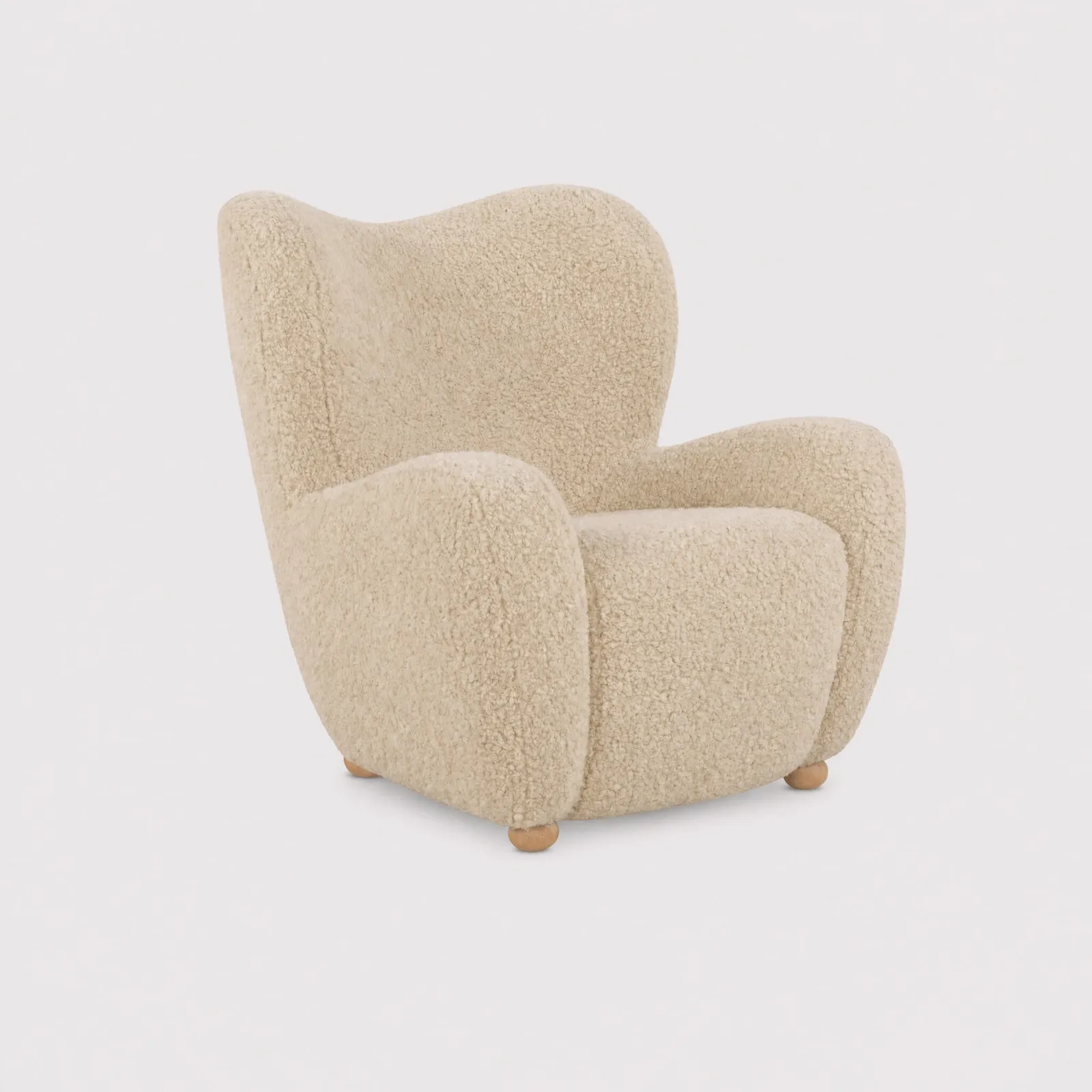 Clyde Armchair, Neutral Fabric | Barker & Stonehouse