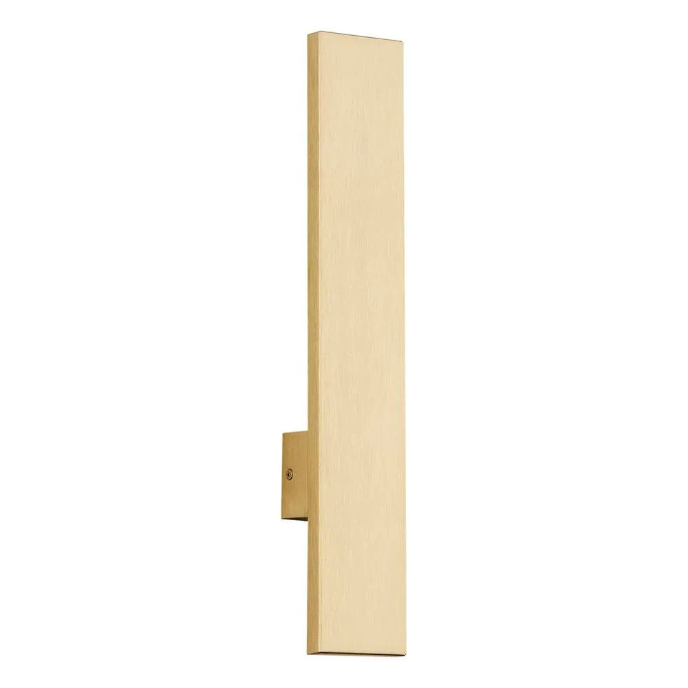 Netlighting Freemont Integrated LED Wall Lamp Brushed Brass 3000K in Yellow 2