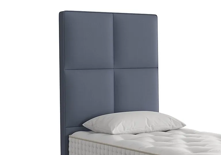 Atlas Floor Standing Headboard - Single - Gem Indigo
