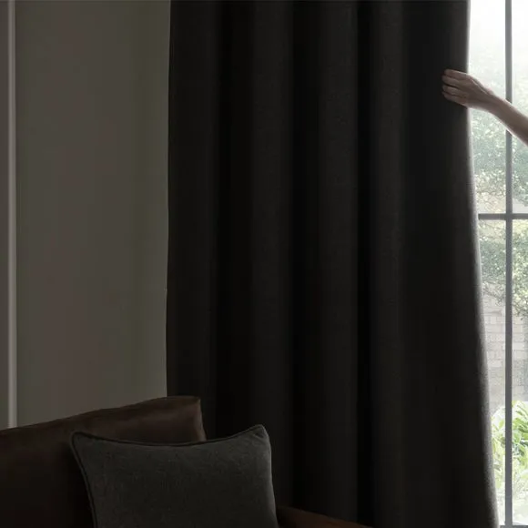 Luna Brushed Pencil Pleat Curtains (Blackout Available) 6