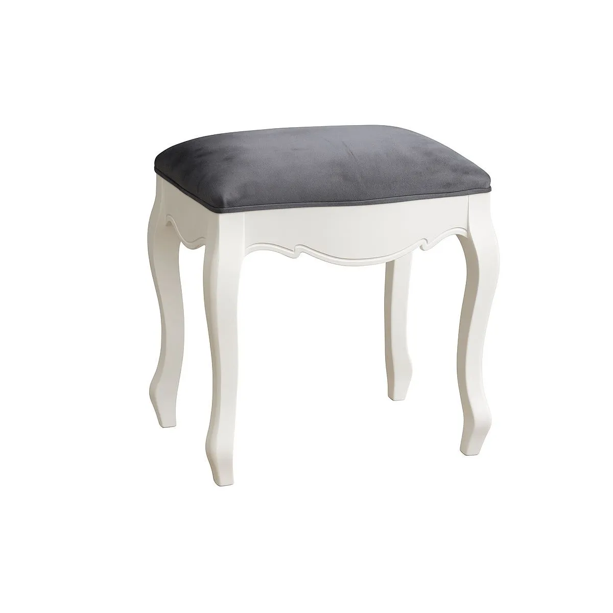 Melody Maison White Dressing Table Stool - Victoria Range 6