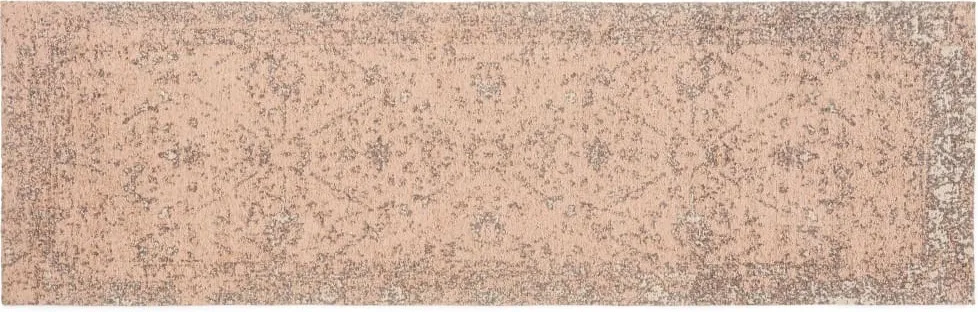 Yolanda Faded Persian Jacquard Runner 66 x 200 cm, Dusky Pink