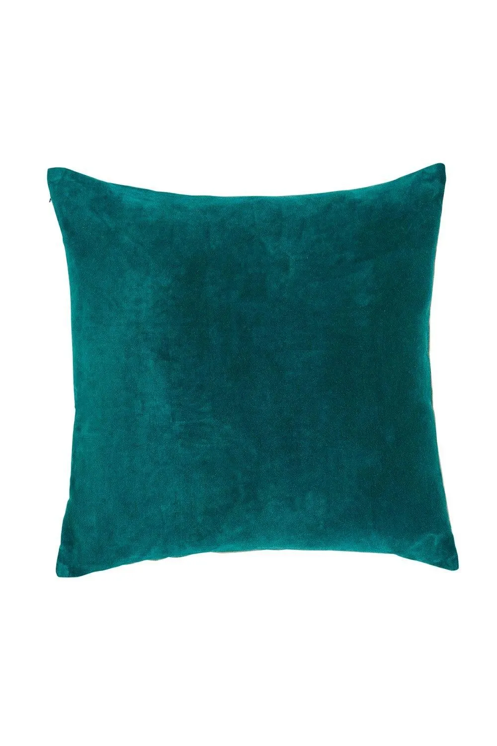 CHRISTY 'Jaipur' Velvet Square Filled Cushions in Blue