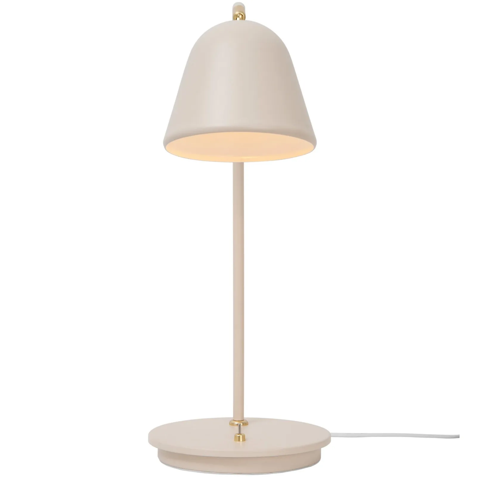Nordlux Fleur Table Lamp Beige Metal Livingroom E14 Switch 3