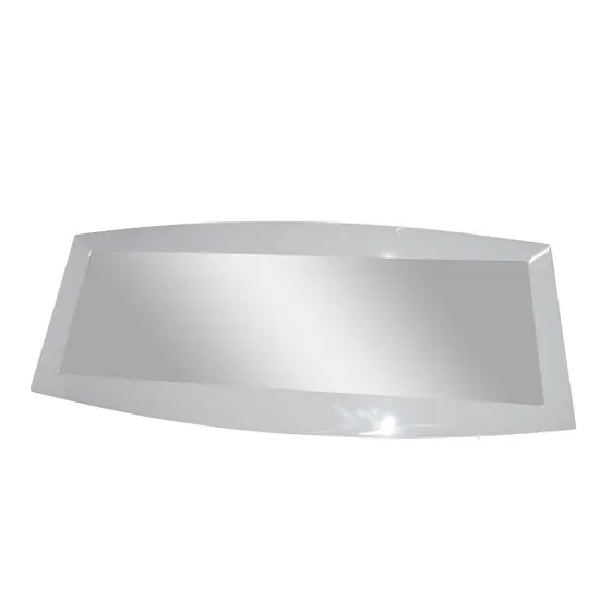 Promo Wall Mirror Rectangular In White High Gloss
