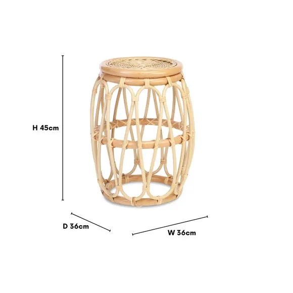 Desser Beijijng Rattan Side Table 4