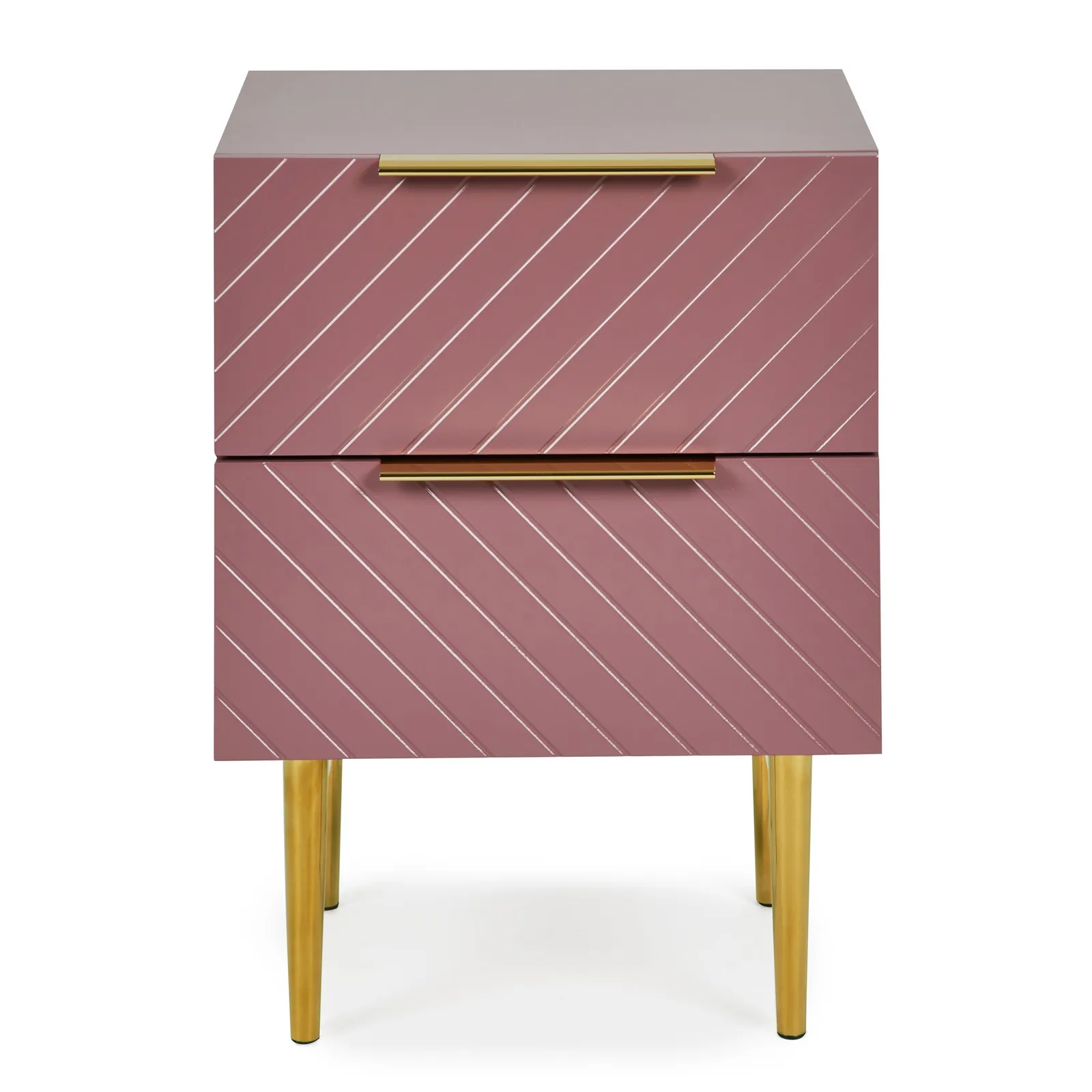 Maurice Blush Bedside Table Blush
