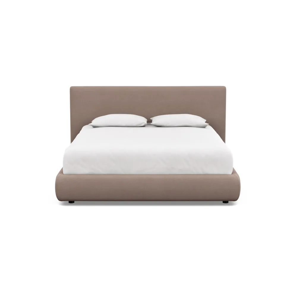 Heal's Alba Bed King Tundra Texture Latte