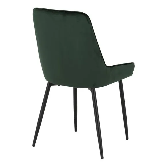 Avery Set of 2 Dining Chairs, Velvet 5