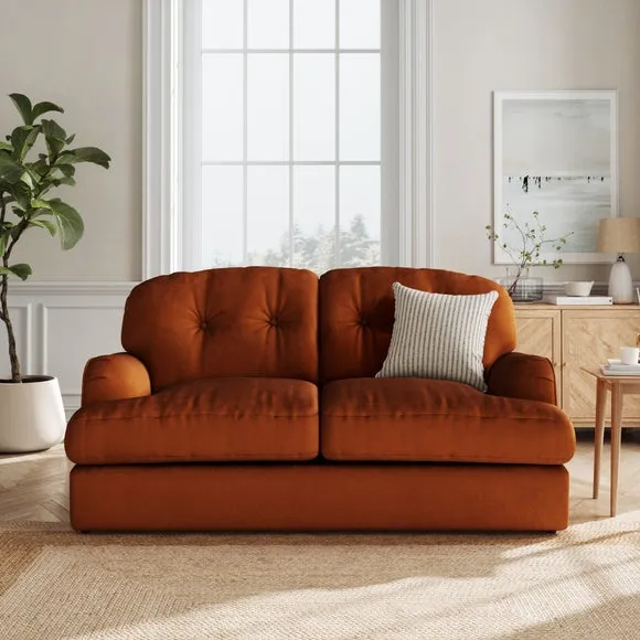 Martha Matte Plush Velvet 2 Seater Double Sofa Bed 5