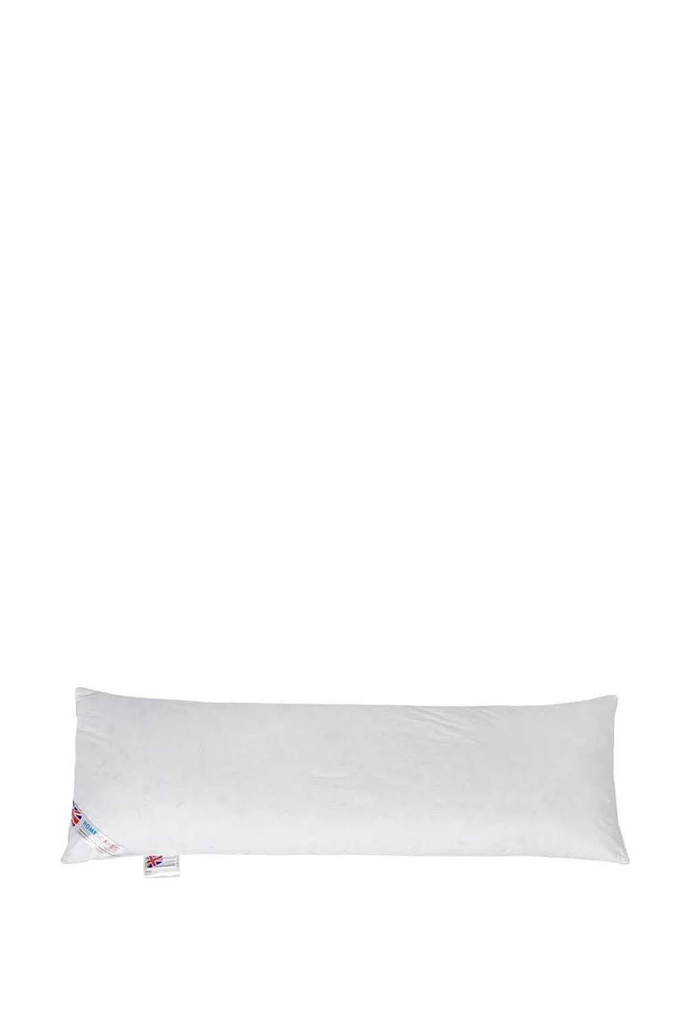 Homescapes Duck Feather & Down Body Pillow Extra Large in White