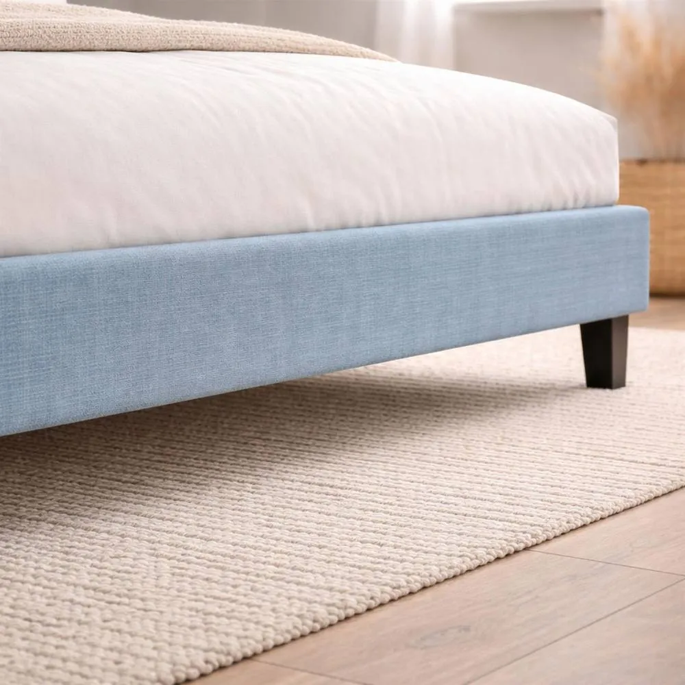 Birlea Jacob French Blue Fabric Bed Frame 4
