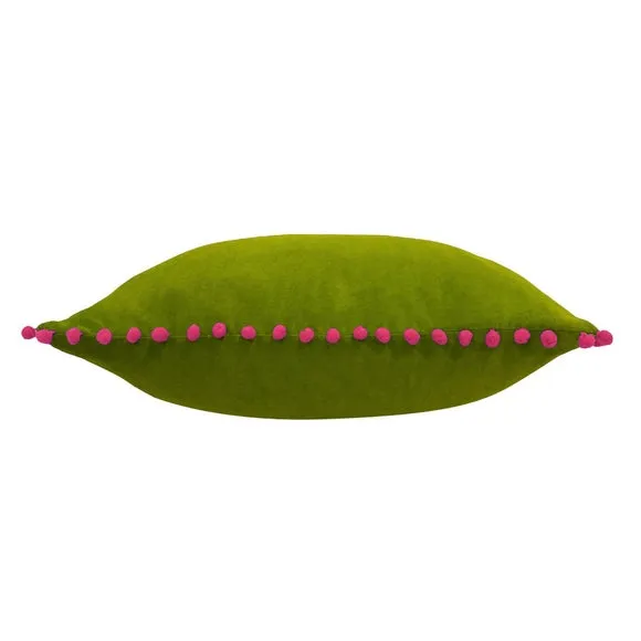 Velvet Pom Pom Cushion 2