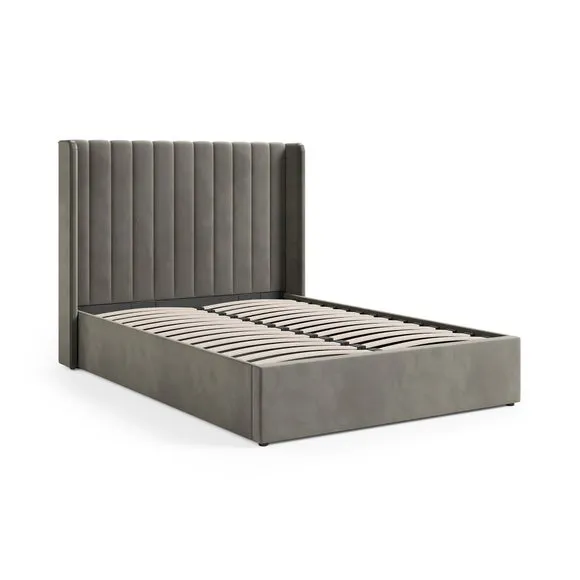 Alara Velvet Ottoman Bed 6
