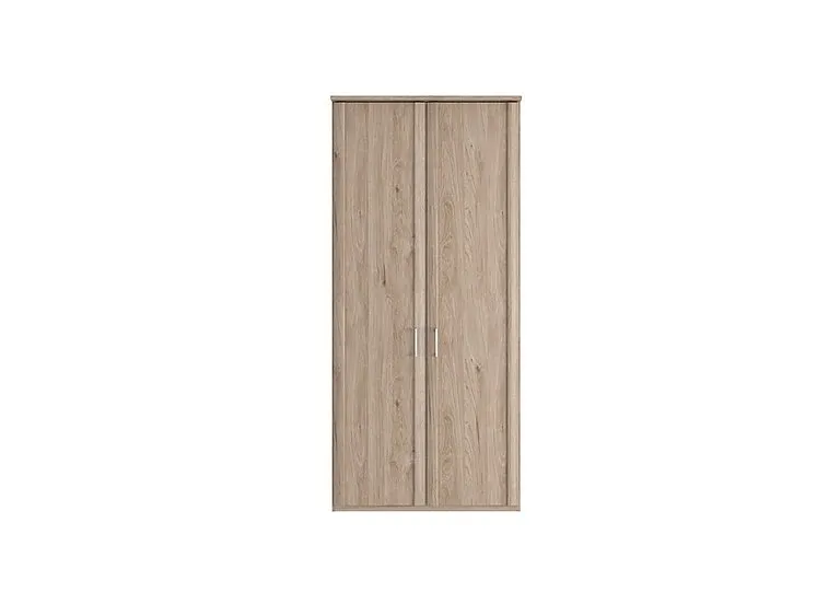Oxford 2 Door Hinged Wardrobe - Holm Oak