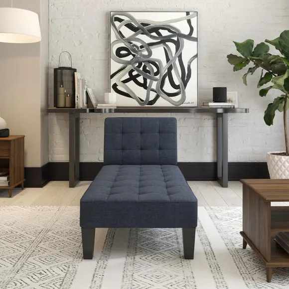 Adalynn Linen Chaise Lounge 1