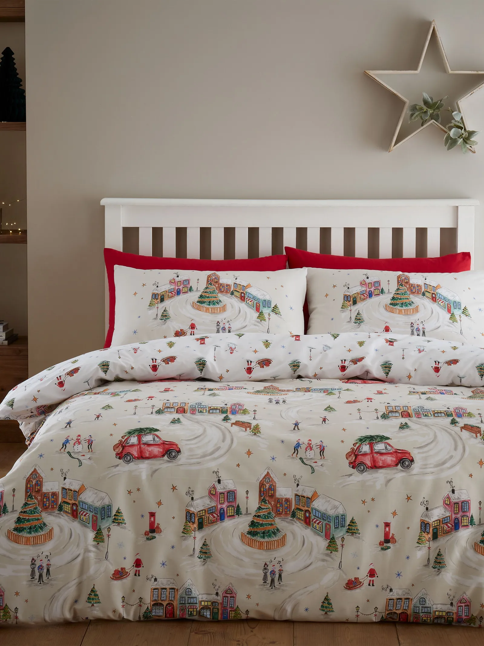 Catherine Lansfield 'Christmas Town' Duvet Cover Set